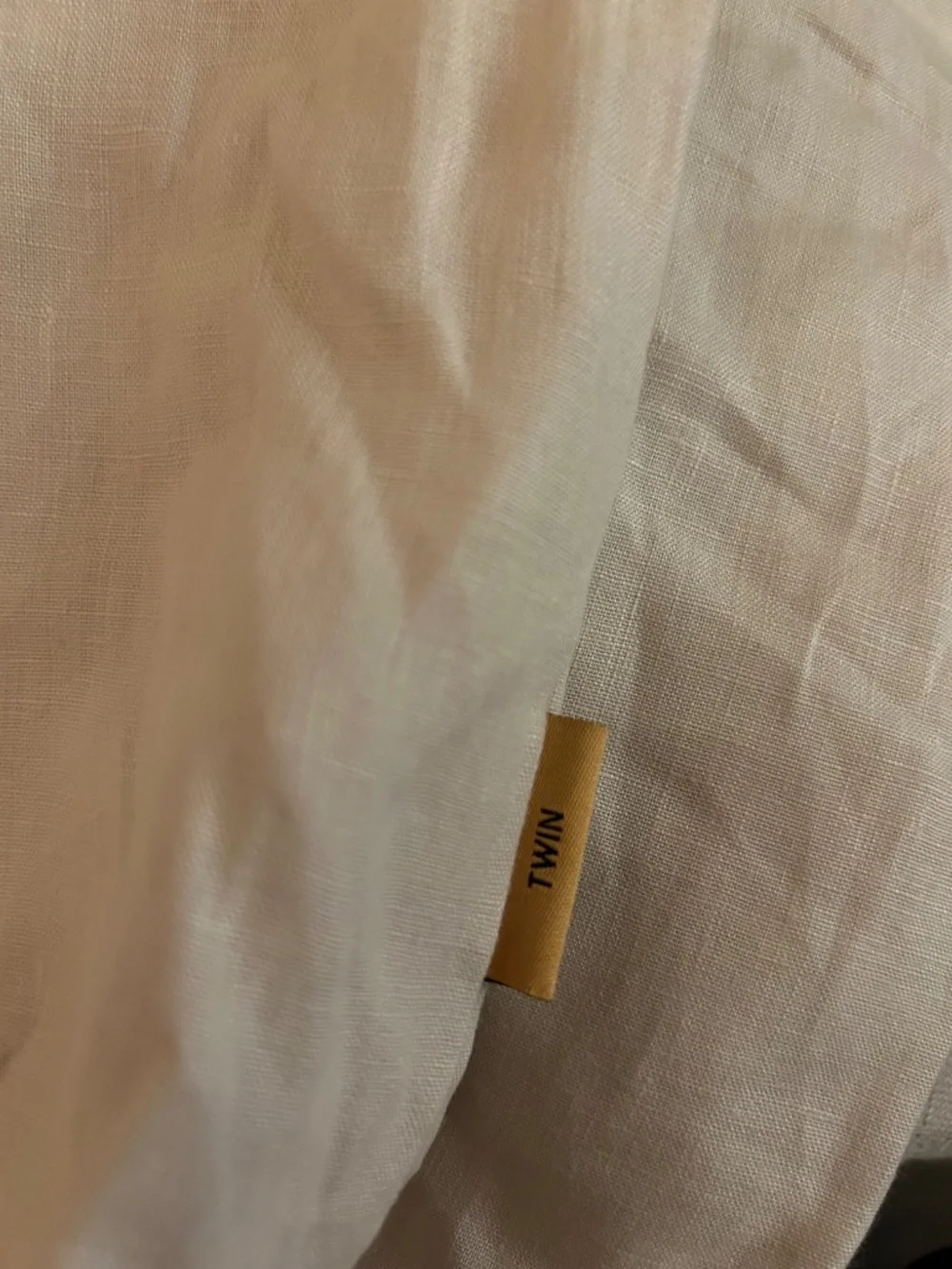 NWOT QUINCE European Linen Duvet Cover Set Twin Sand 1948